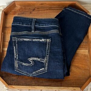 Silver Jeans Suki Ankle Skinny Jeans sz 33